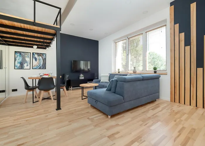 Eleganckie Na 2 Pietrze Dla 4 Osob Z Antresola, Wanna I Parkingiem By Renters Lejlighed